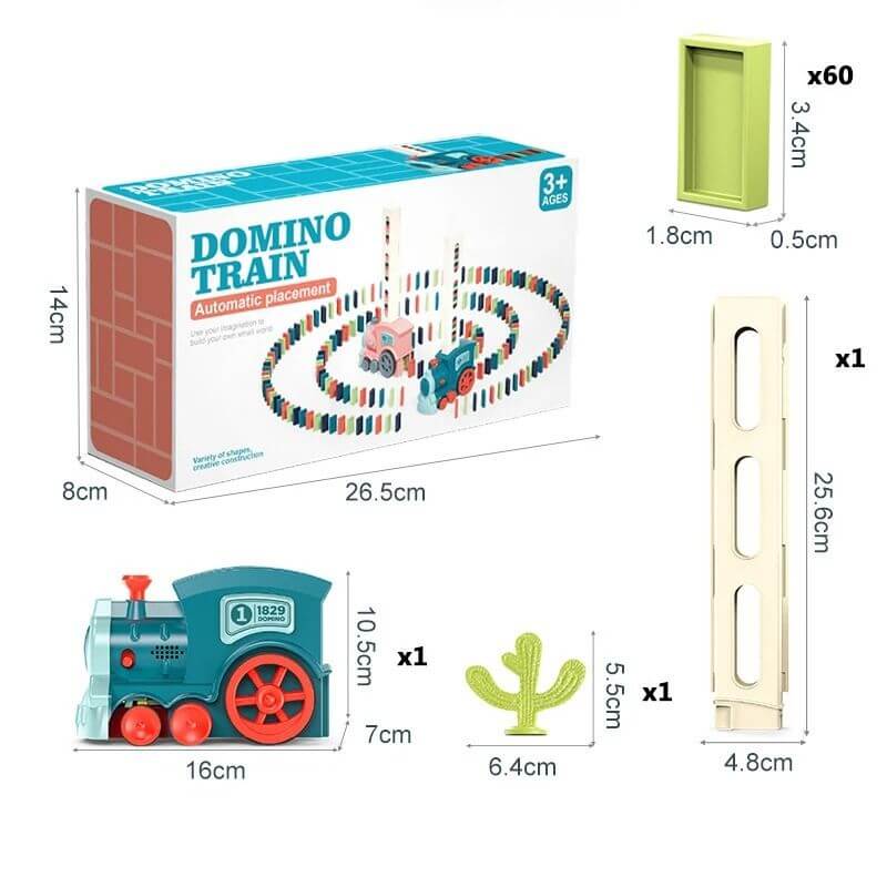 Trem Dominó Elétrico - Diversão e Aprendizado Que Nunca Sai dos Trilhos!