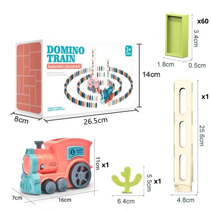 Trem Dominó Elétrico - Diversão e Aprendizado Que Nunca Sai dos Trilhos!