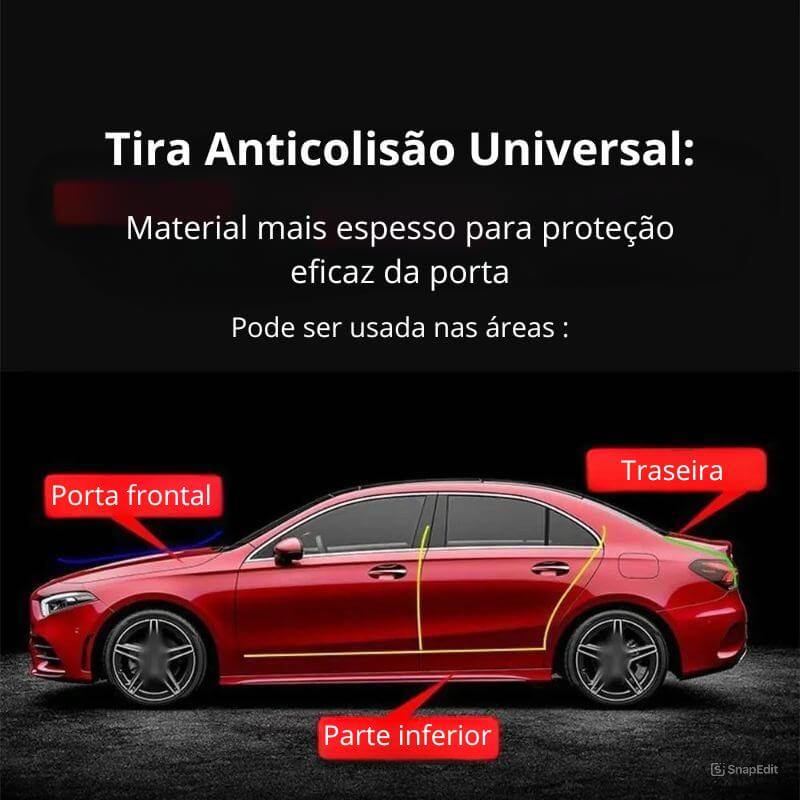 Tira Anticolisão Universal - Instalação Rápida, Proteção Duradoura!