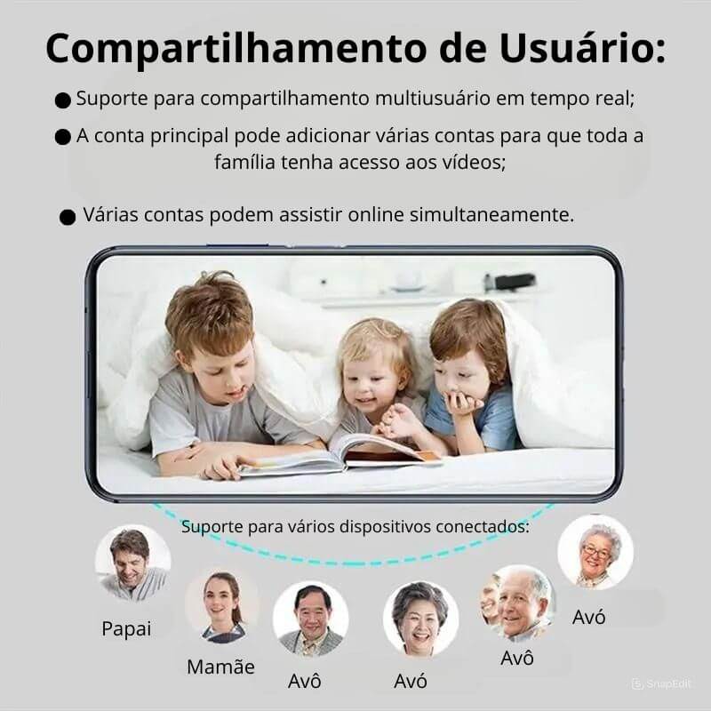 Mini Câmera WiFi - Fique Conectado e Seguro!