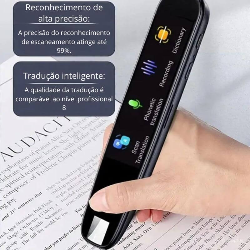 Caneta Inteligente -  Tradução Instantânea em Suas Mãos!