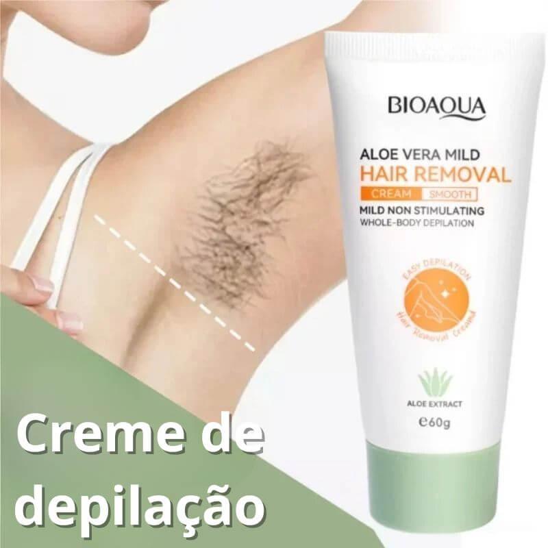 Creme de Remoção de Pelos- Pele Lisa, Sem Dor e Sem Esforço!