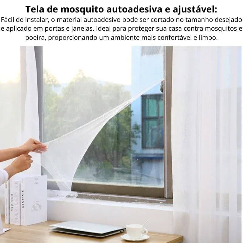 Mosquiteiro autoadesivo - Mantenha Insetos Fora da sua Casa!