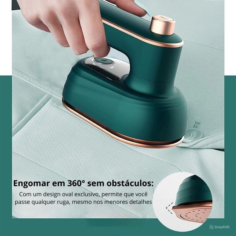 Mini Ferro Portátil - Seu Novo Aliado para Roupas Perfeitas!