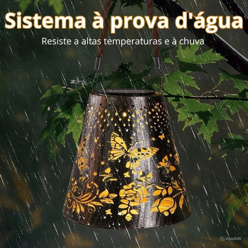 Lanterna Solar - Ilumine Seu Jardim com Sustentabilidade e Beleza!