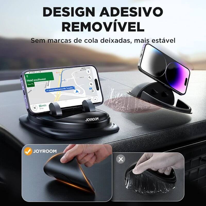 Suporte Automotivo para Celular - Estabilidade Incrível e Design Inteligente!