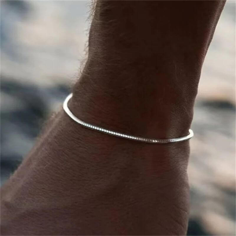 Pulseira Snake Bone - Um Toque de Luxo Discreto!